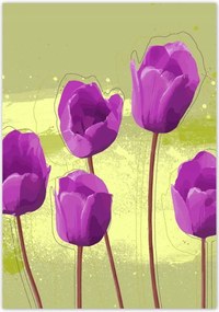 Poszterek 70x100 Pipacsok Modern grafika