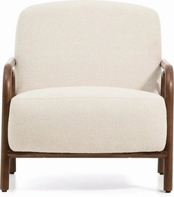 Bézs zsenília fotel Sylo – Kave Home