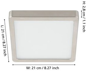 Eglo 900594 - LED dimmelhető mennyezeti lámpatest FUEVA LED/17W/230V króm