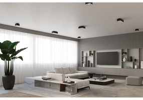 Hydra fekete mennyezeti lámpa - Sollux