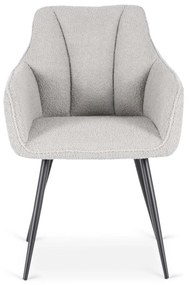 Szürke Bouclé Étkezőszék. NAWARA