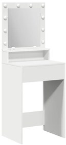 LED-es sminktükör fehér 50x41x135 cm