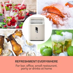 Klarstein Albaron, jégkocka készítő, golyó alakú, 12 kg/24 h, 1,5 L, kijelző