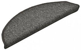 15 db sötétszürke lépcsőszőnyeg 56 x 17 x 3 cm