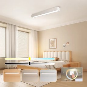 Immax NEO 07258L - LED Dimmelhető lámpa LUNGO 29W/230V Wi-Fi Tuya fehér + távirányító