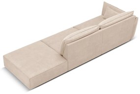 Bézs heverő (bal oldali) Vanda – Mazzini Sofas