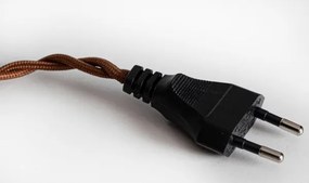 Cottex 8400100-5503 - Konnektorba dugható, kábeles függeszték NORA 1xE14/5W/230V, barna