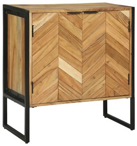 oldalszekrény 70x35x75 cm Tömör fa Akác