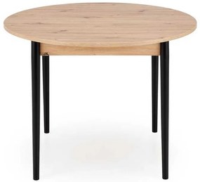 Darren étkezőasztal, artisan tölgy / fekete