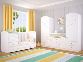 106-Os Pelenkázószekrény Fehér