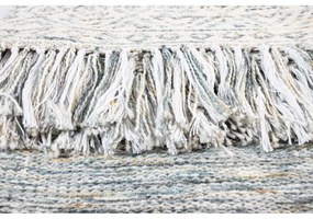 Liv Blue pamut pléd, 130 x 170 cm - White Label