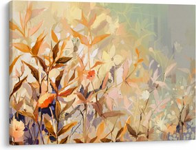 Kép - Festett növények (70x50 cm)
