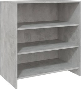 vidaXL betonszürke szerelt fa tálalószekrény 70x40,5x75 cm