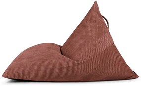 Téglavörös kordbársony babzsákfotel Razzmatazz – SLOWDOWN