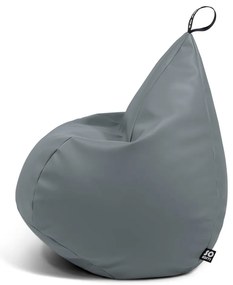 Piros bőrutánzat babzsákfotel Drop XL – So Soft?