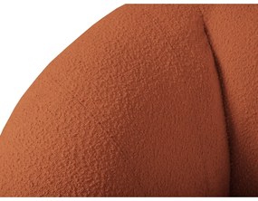 Narancssárga buklé kanapé 230 cm Essen – Cosmopolitan Design