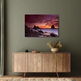 Naplemente a tengerparton képe (90x60 cm)