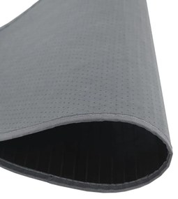 kerek szürke bambusz szőnyeg 100 cm