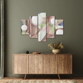 Kép - 3D absztrakció pasztell színekben (150x105 cm)