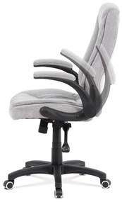 Ezüst Szövet Irodai Főnöki Szék, Szinkron Mechanikával. KA-G303 SIL2