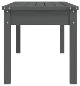 szürke tömör fenyőfa kerti pad 109x44x45 cm