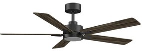 Aigostar B.V. Aigostar-LED Dimmelhető mennyezeti ventilátor LED/20W/230V 2700-6500K 132cm + távirányító barna AI1567