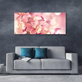 Üvegfotó virágok növények 120x60cm