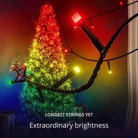 Twinkly TWS750STP-BEU - RGB LED kültéri fényfüzér 63,5m, IP44, Wi-Fi, dimmer