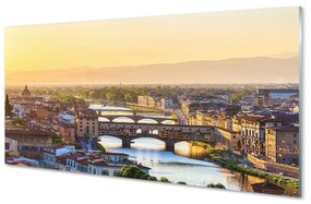 Üvegképek Olaszország Sunrise panoráma 125x50 cm