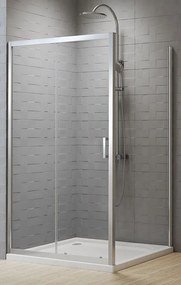 New Trendy Varia zuhanykabin 120x80 cm négyszögletes króm fényes/átlátszó üveg D-0190A/D-0104B