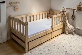 Alvins gyerekágy 90x180 fa, fiókokkal - fenyő