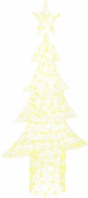 vidaXL Karácsonyfa 240 LED-del Meleg fehér 150 cm Akril