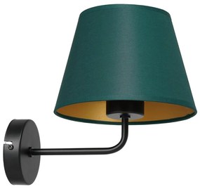 Luminex Fali lámpa ARDEN 1xE27/60W/230V zöld/arany LU3557