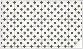 Szélvédőfólia Adatvédelem Ablakra Gyémánt fekete-fehér 200x116 cm