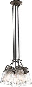 Kichler BRINLEY KL-BRINLEY6-OZ Függőlámpa 6x60W/E27
