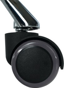 Irodai szék, rózsaszín Velvet szövet/króm, KLIAN