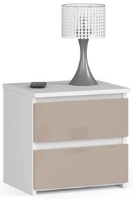 Éjjeliszekrény Cleania CL2 (fényes cappucino). 1069903