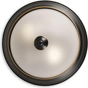 BRILAGI - Mennyezeti lámpatest FRESCO 2xE27/40W/230V átm. 28 cm fekete/arany