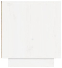 fehér tömör fenyőfa TV-szekrény 140 x 35 x 40 cm