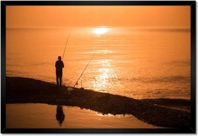 Poszterek keretben 60x40 Fél naplemente