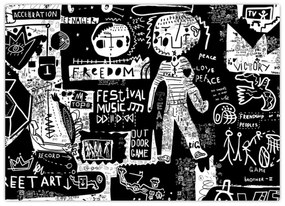 Kép - Graffiti (70x50 cm)