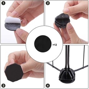 Kisállat karám ANIMAL 143x73x71 cm, fekete