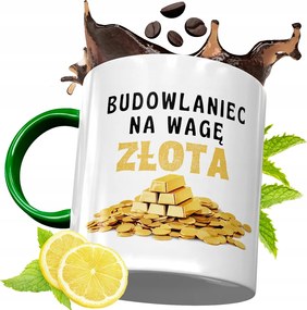 Zöld Bögre Építőknek Születésnapra Ajándék fényképes nyomtatással