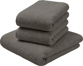 Fürdőlepedő NORIELLE 70x140 cm sötétszürke, 100% pamut