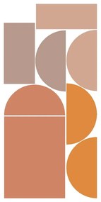 Matrica falra 120x250 cm Abstract Sunset – Ambiance