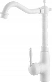 Konyhai Csaptelep Retro Fehér gránit mosogató Csaptelep