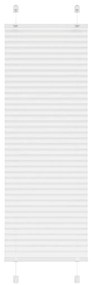 pliszírozott redőny Fehér 50x100 cm szövetszélesség 49,4 cm
