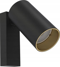 Fali lámpa fekete állítható hálószoba fali lámpa Mono I