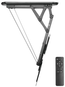 MK FLORIA MKF-20DM444 - Intelligens mennyezeti tartó TV-hez 55" fekete Wi-Fi TUYA + + távirányító