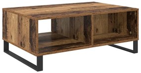 Dohányzóasztal fiókkal Régi fa 90 x 60 x 35 cm Faanyag